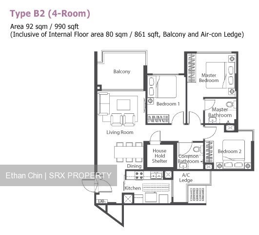 Blk 348B Adora Green (Yishun), HDB 4 Rooms #193703412